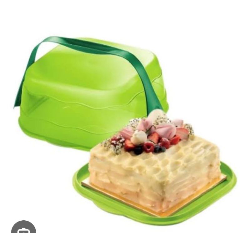 cake taker square set Tupperware