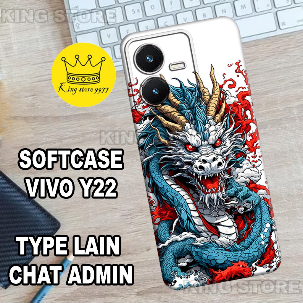 (KS25)  Case VIVO Y22 2024 / Motif gambar Cowok/casing  VIVO Y22/cassing VIVO Y22/kesing hp/silicone
