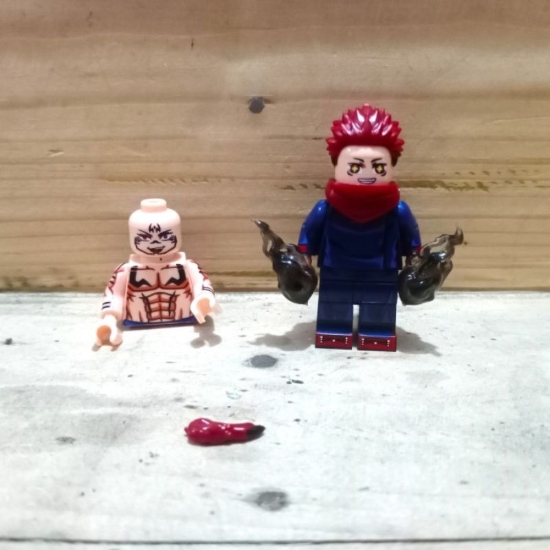 figure anime jujutsu kaisen figure itadori yuji figure ryomen sukuna lego jujutsu kaisen sukuna