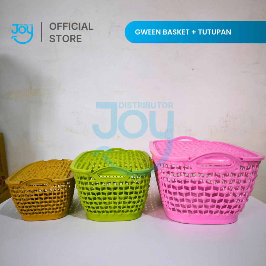 (JOY)  Gween Basket dan Tutup Mini Serbaguna S, M, L
