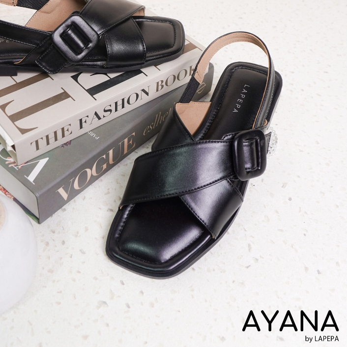 Lapepa Ayana Sepatu sandal wanita teplek cantik spatu sendal cewek tali belakang