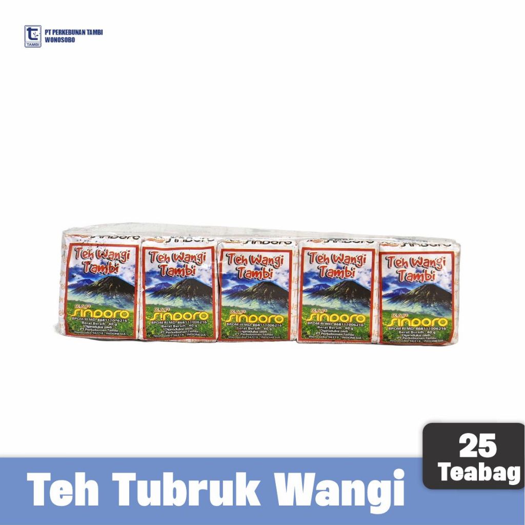 

TEH TAMBI - Teh Tubruk Wangi Cap Sindoro isi 5