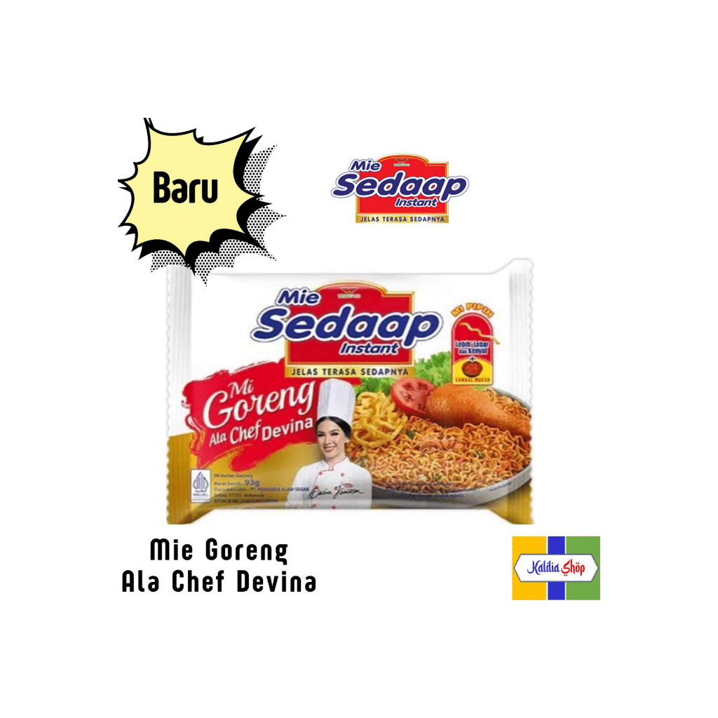 

Mie Goreng Sedaap Instan Chef Devina 93gr