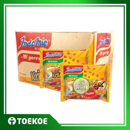 

TOEKOE Indomie Goreng 8x Kriuk Pedas 1 Dus