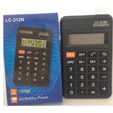 

Kalkulator Saku 2 Digit AA Battery Power - 312