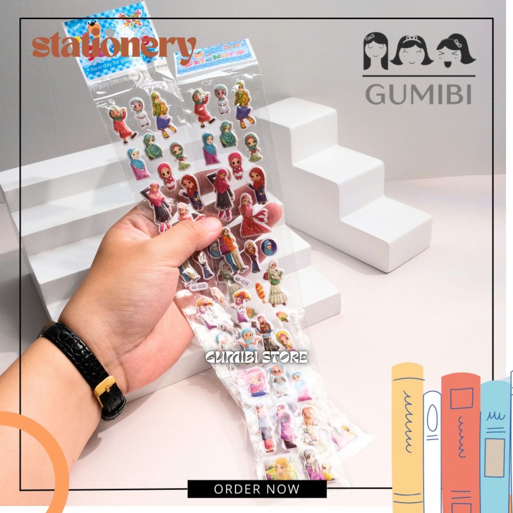 

STIKER TIMBUL MURAH HIJAB GIRL MAINAN STIKER ANAK 3D TIMBUL HIJAB STIKER PANJANG HIJAB LUCU TERMURAH