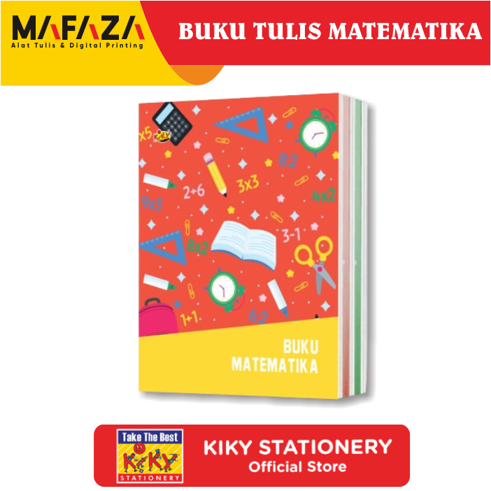 

[1 Pcs] Buku Tulis Matematika Kotak/Petak Kecil Kiky isi 38 lbr