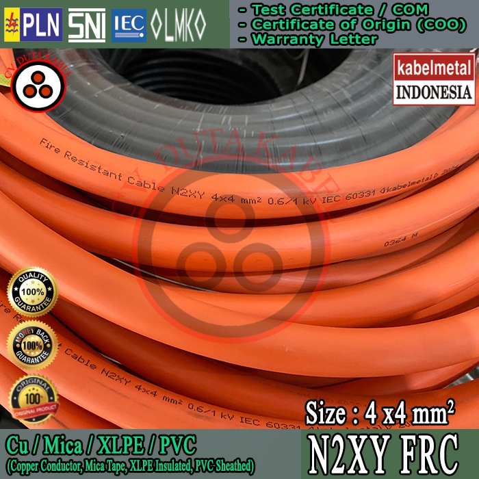 Kabel N2XY FRC 4x4 mm2 KABEL METAL /4x4 mm/4 x 4 mm2/4 x 4 mm/4x4mm2/4x4mm/4 x 4/4x4