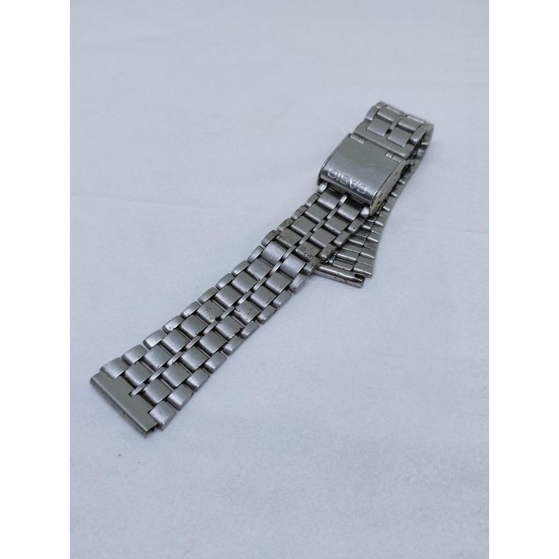 Rantai jam tangan casio vintage 18mm stainless strap classic watch bracelet part arloji lawas klasik