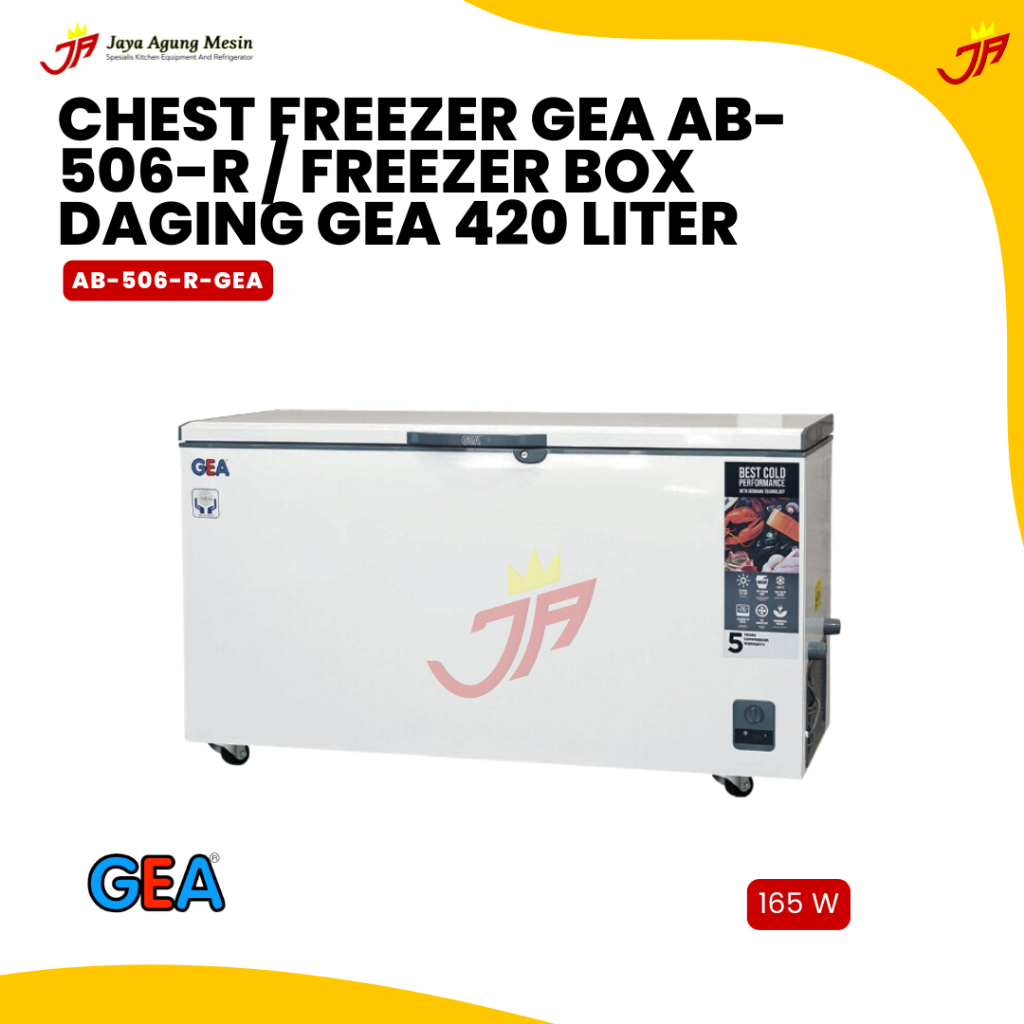 GEA FREEZER Kapasitas 420 liter AB-506 / Freezer Box 500 liter Gea AB-506