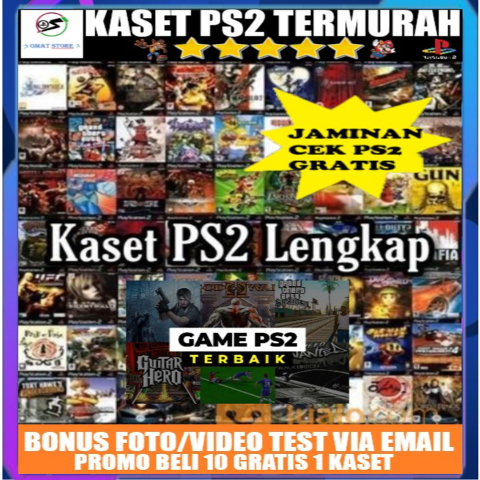 Kaset Game PS2 Lengkap Murah