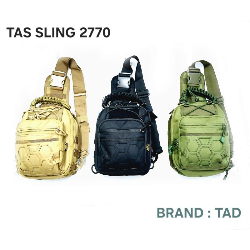 Tas slempang army tas tactical sling bag tni brimob polri satpolpp satpam security outdoor