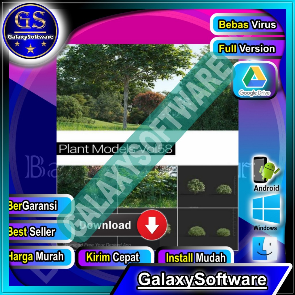 Maxtree – Plant Models Vol.58 [Corona,V-Ray, 3ds max] Windows Full Version - GalaxySoftware