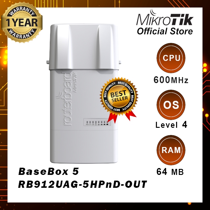 BaseBox 5 RB911G-5HPnD-OUT