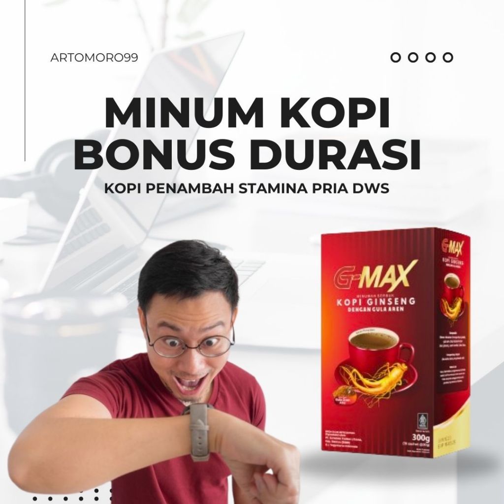 

TERLARIS KOPI GMAX GULA AREN ORIGNAL MINUM KOPI BONUS DURASI