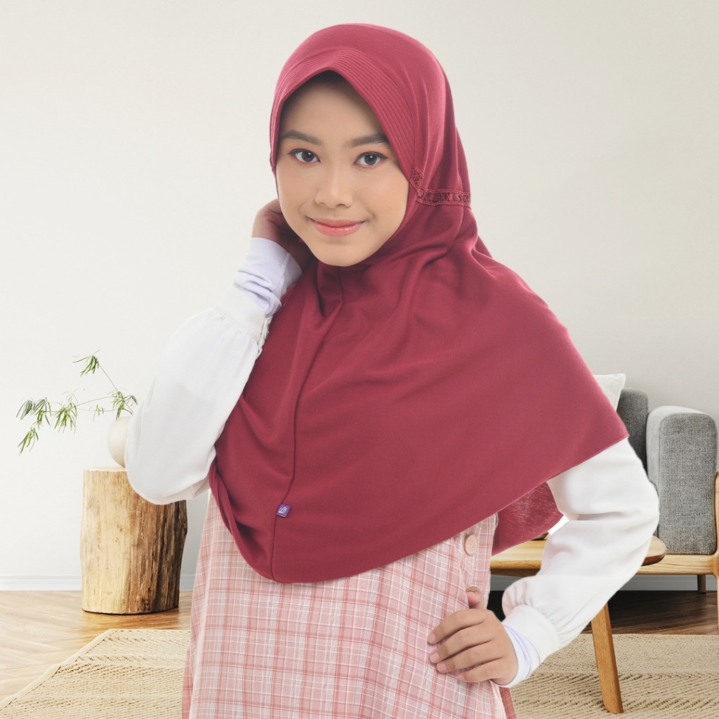 AYABAT Jilbab Sekolah / Jilbab Rabbani / Jilbab Instan Serut Ukuran TK SD SMP SMA Kerudung UKURAN S
