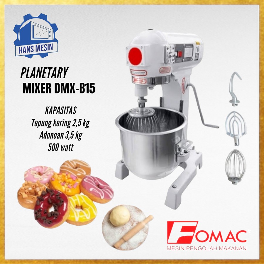 Planetary mixer (FOMAC) DMX-B15