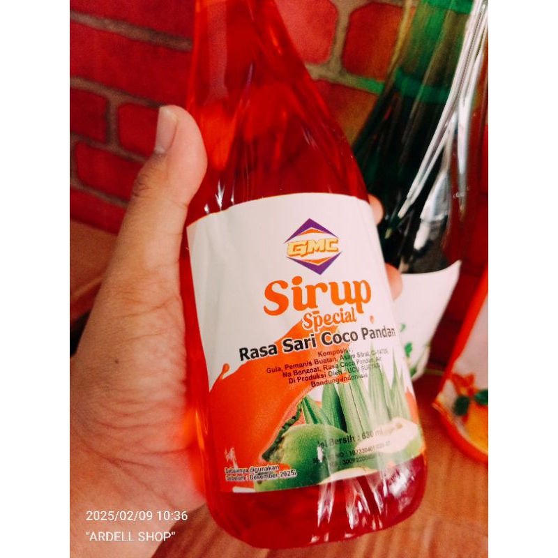 

sirup GMC isi 630ml 1 paket isi 2 botol