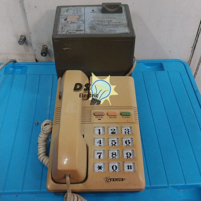 Telepon Pencet Bekas Telpon Kabel Rumah Kuno Jadul Antik Second
