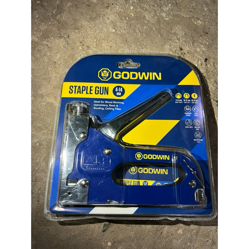 

staples tembak GODWIN / Staple gun tacker 3 IN 1 4-14mm
