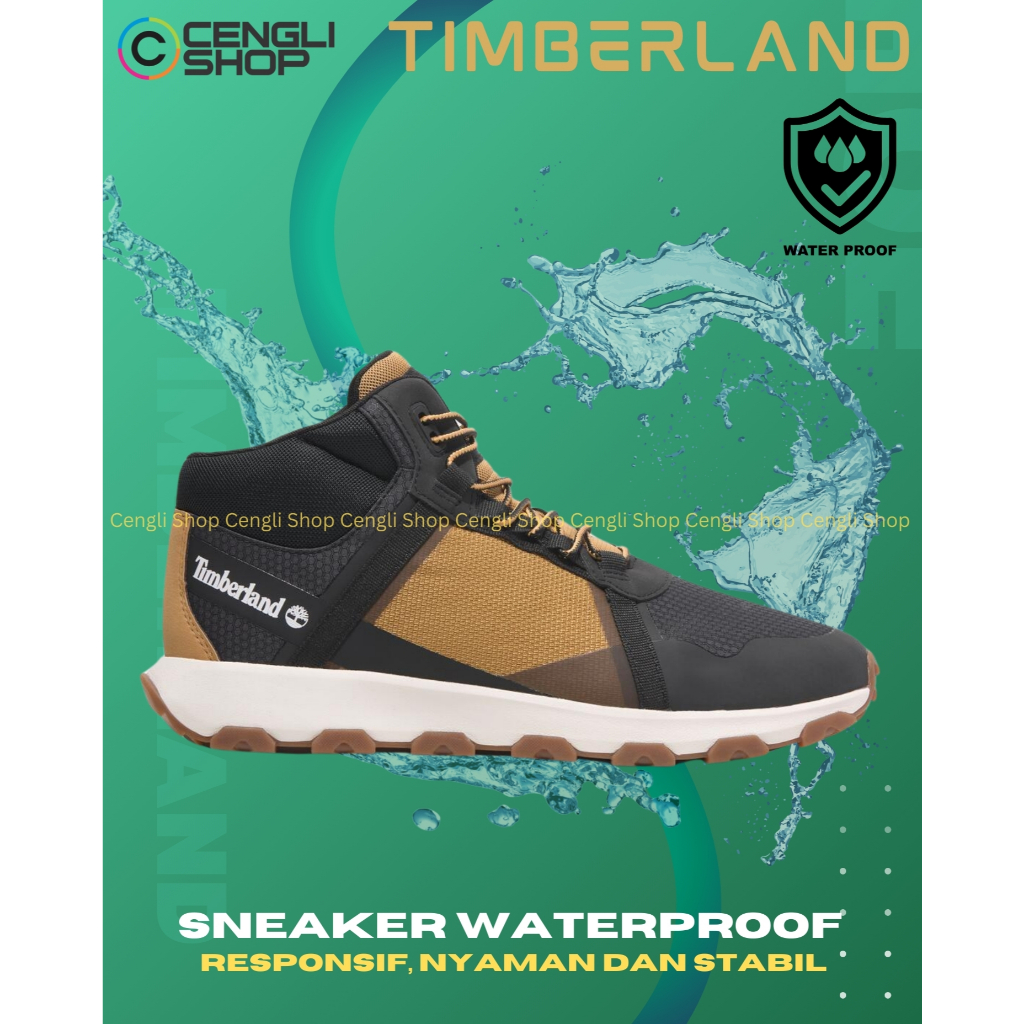 SEPATU SNEAKER TIMBERLAND PRIA ORIGINAL CASUAL SPORT BRANDED ASLI TM89