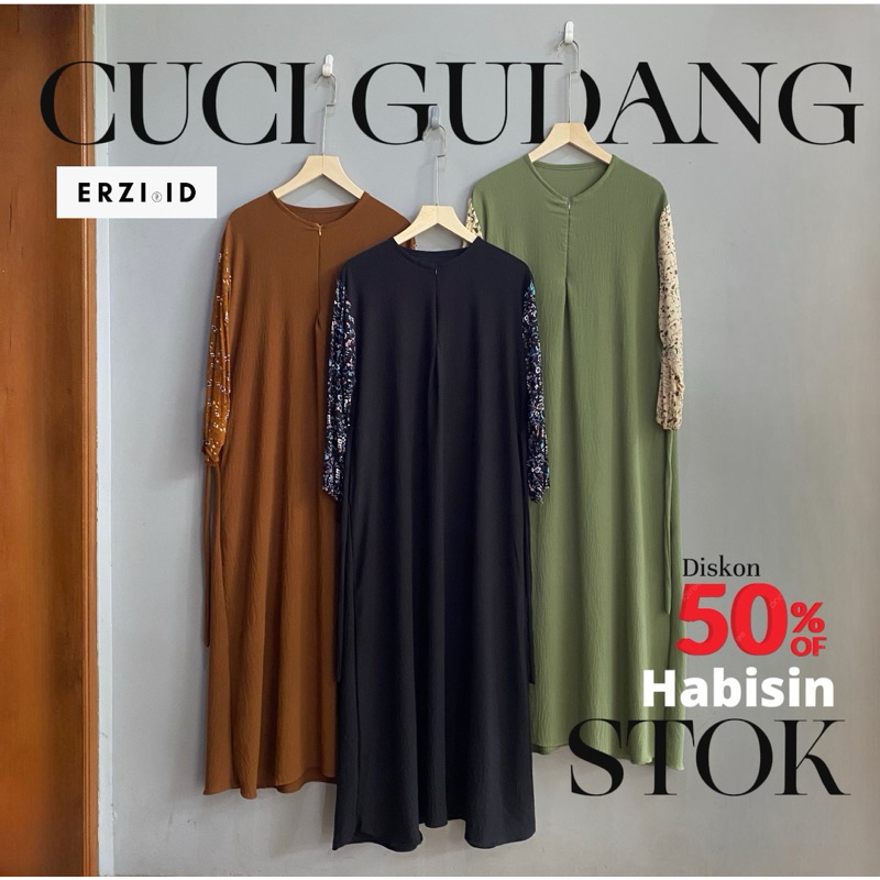 CUCI GUDANG  GAMIS WANITA JUMBO SPESIAL GAMIS LEBARAN GAMIS PANJANG MODEL TERBARU