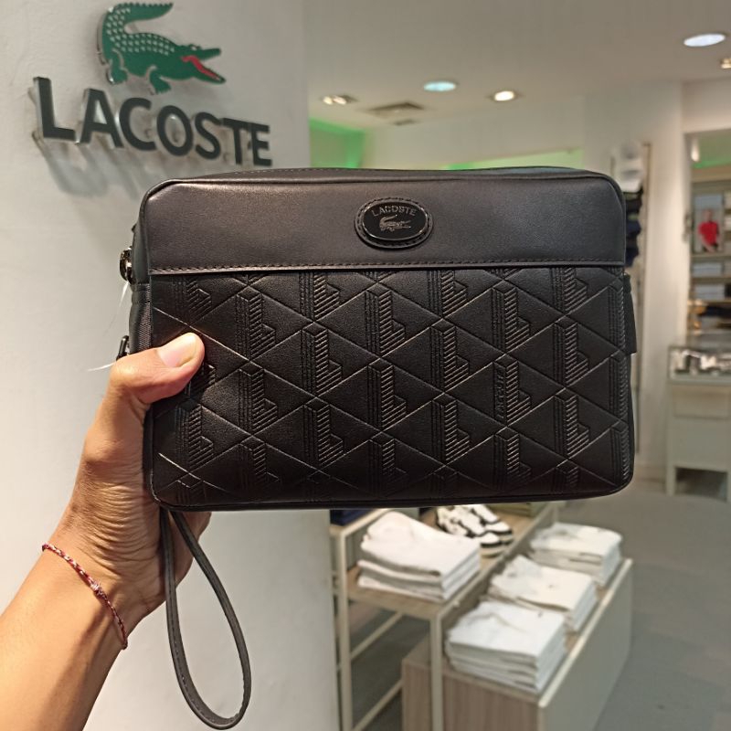 Clutch Lacoste mens Black Original