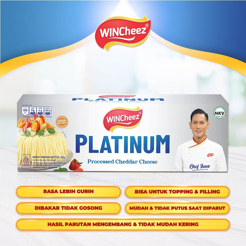 

Bakaranandia - Wincheez Keju Platinum 2Kg - Keju Parut Premium Shopee