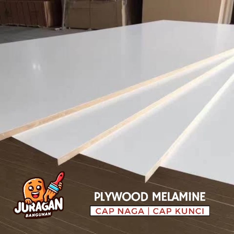 CAP NAGA / CAP KUNCI Triplek Melamin / Multiplek / Plywood Melamine