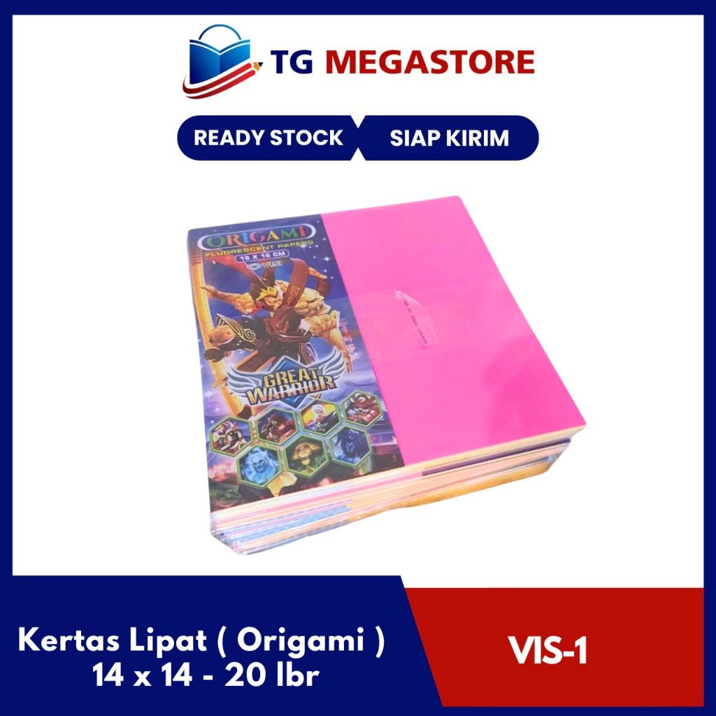 

Kertas Lipat ( Origami ) VIS-1 14 x 14 - 20 lbr