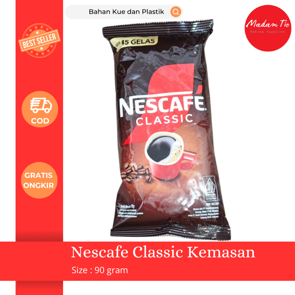 

Nescafe Classic Bag Era 90gr 1pcs