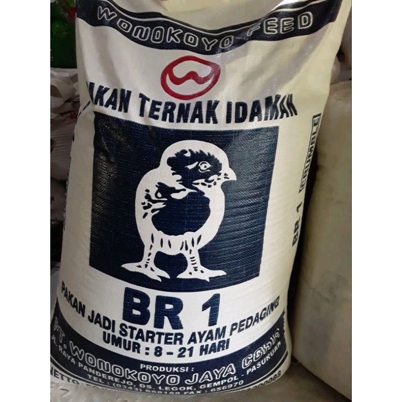 BR 1 Pakan ternak idaman starter ayam pedaging 1 kg