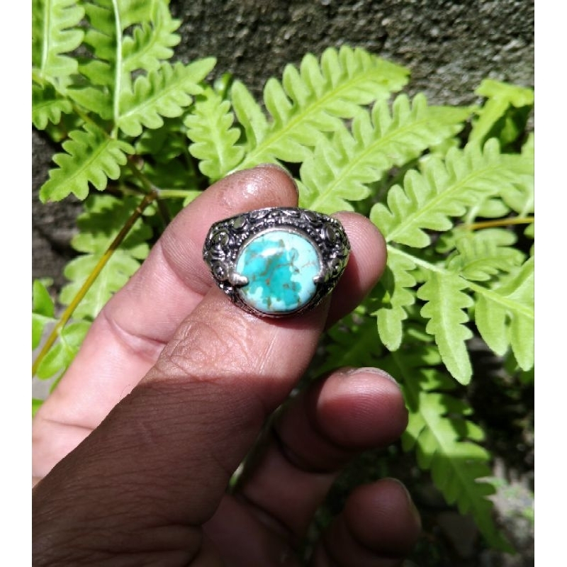 Pirus hubai hijau tosca gradasi pirus tibet pirus xinjiang hijau toska gradasi natural