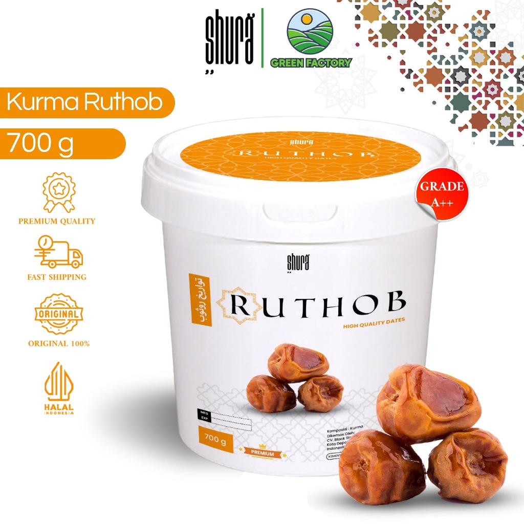 

Shura Kurma Ruthob Ember 700gr Premium Original High Quality