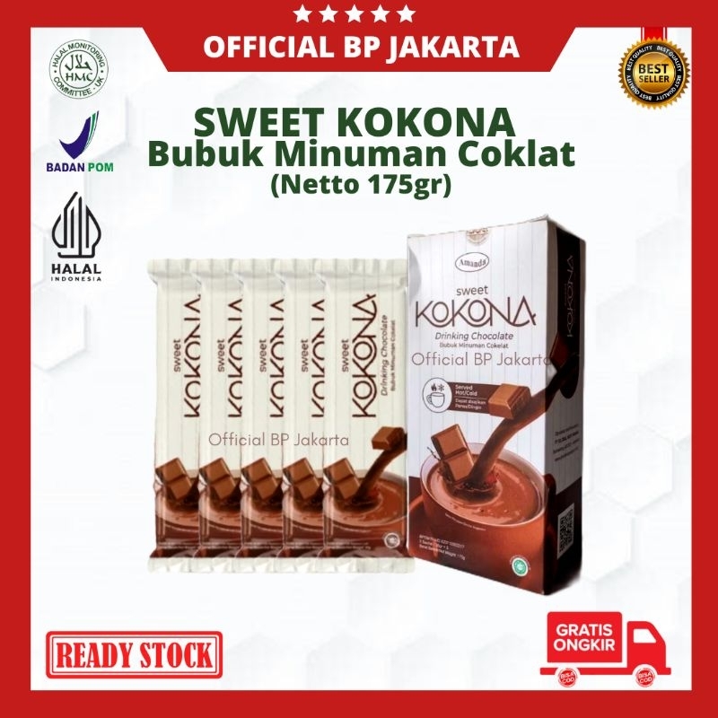 

SWEET KOKONA BUBUK MINUMAN COKLAT ORIGINAL 1BOX ISI 5 SACHET