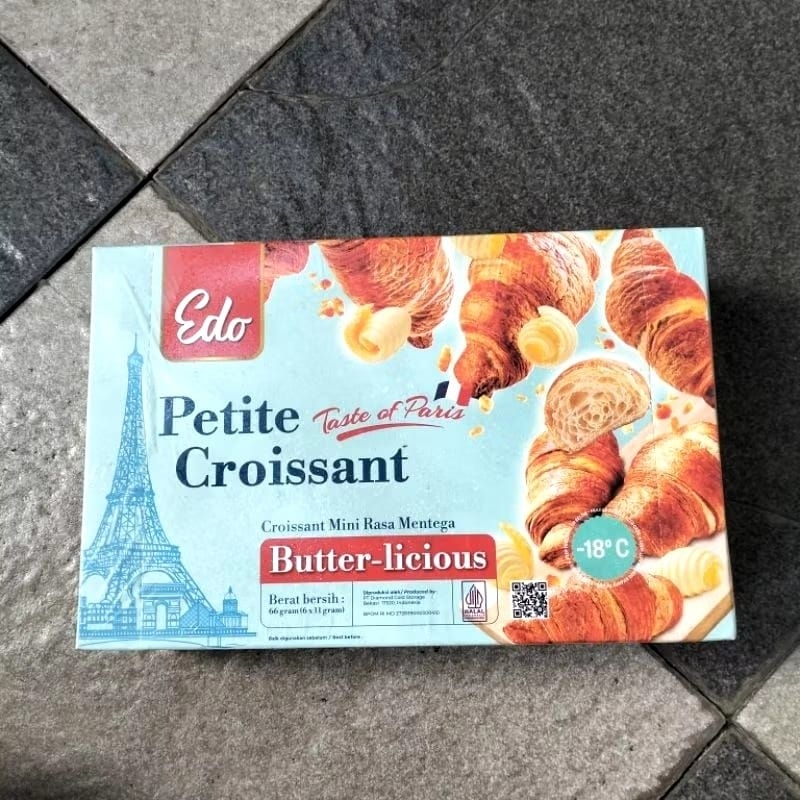 

Croissant mini rasa mentega/ Petiti croissant 66gr by Edo