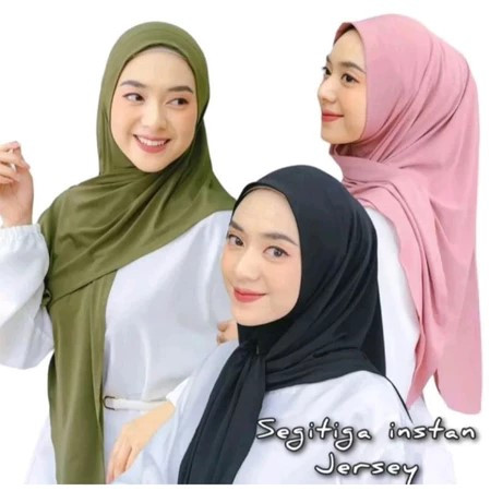 FEMEL || JILBAB INSTAN SEGITIGA TANPA PET PREMIUM