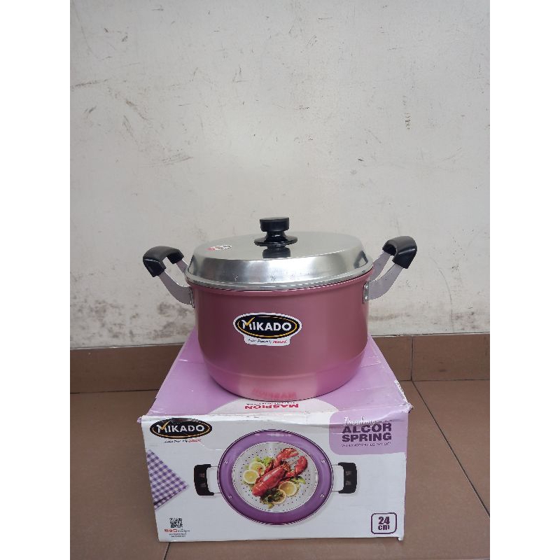 Maspion Aluminium Mikado - Dandang Alcor 24 cm
