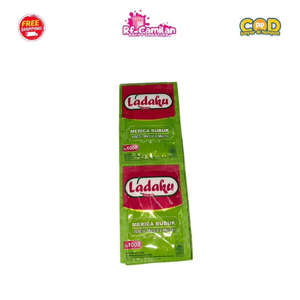 

[RF_Camilan] Bumbu Ladaku merica bubuk 3 gr 1 renceng 12 pcs