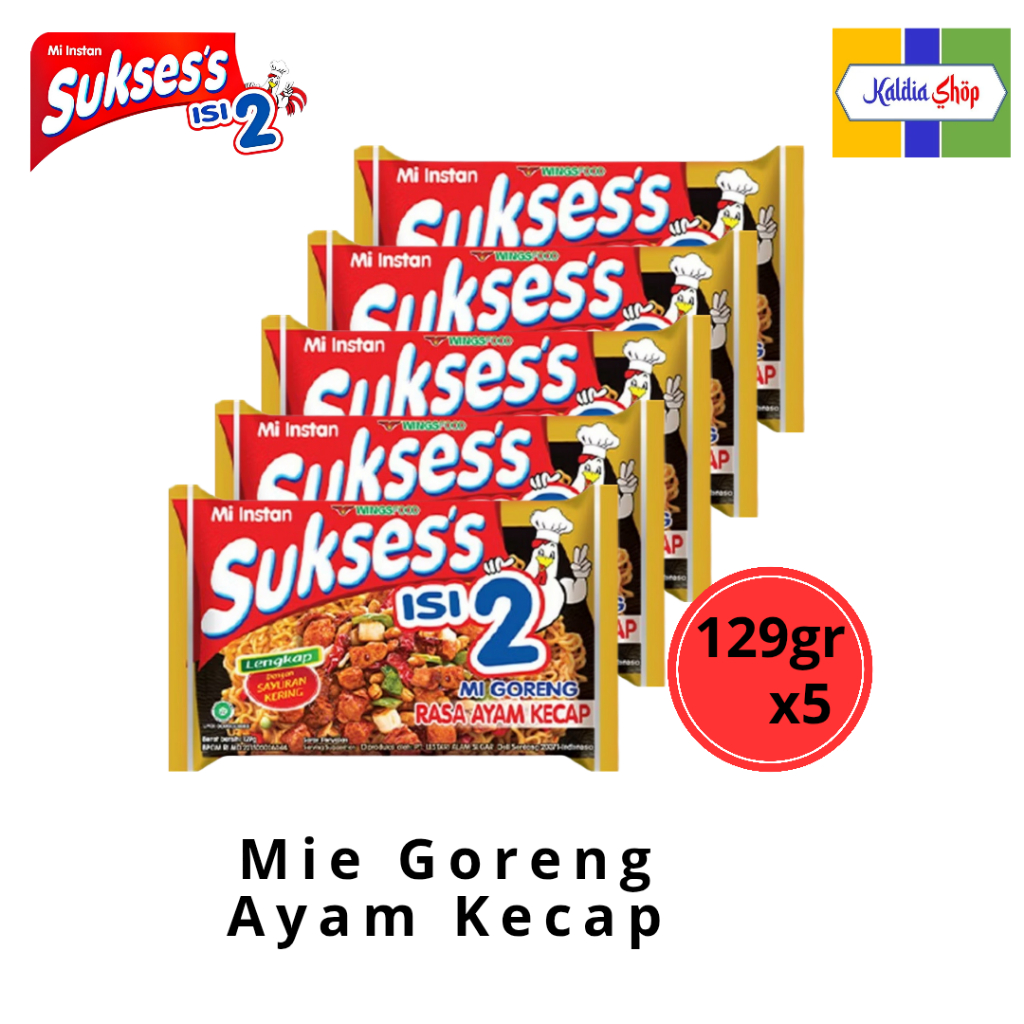 

Mie Sukses's Goreng Isi 2 Ayam Kecap 129 x 5