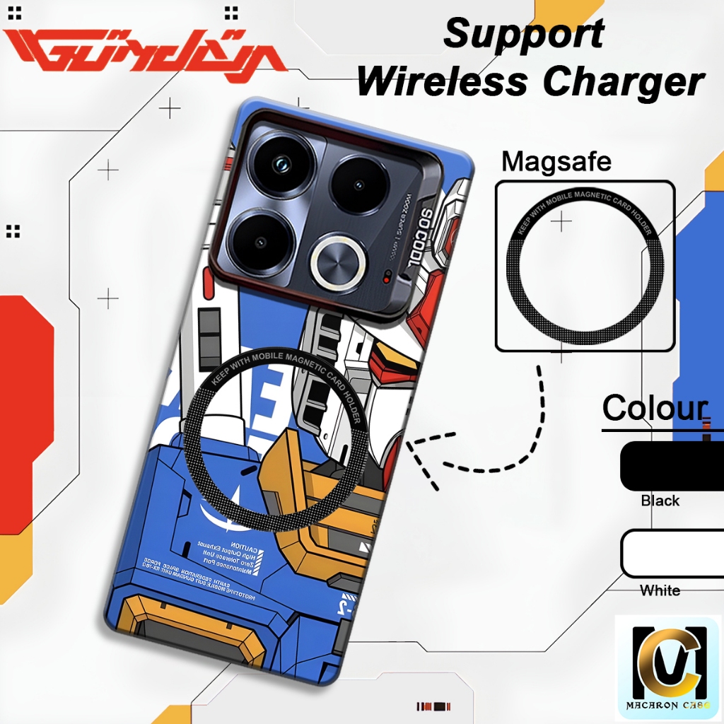 Case So Cool Support Wireless Charger Infinix Note 40 4G/5G Infinix Note 40 Pro 4G/5G/Plus Infinix