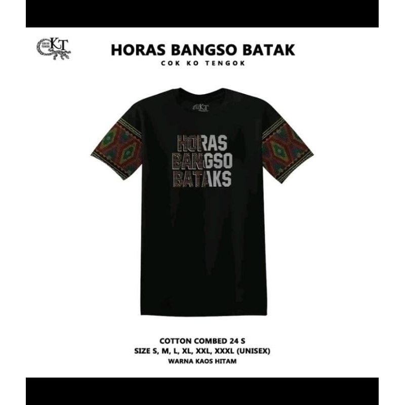 READY CKT HORAS BANGSO BATAK LENGAN MOTIF ULOS