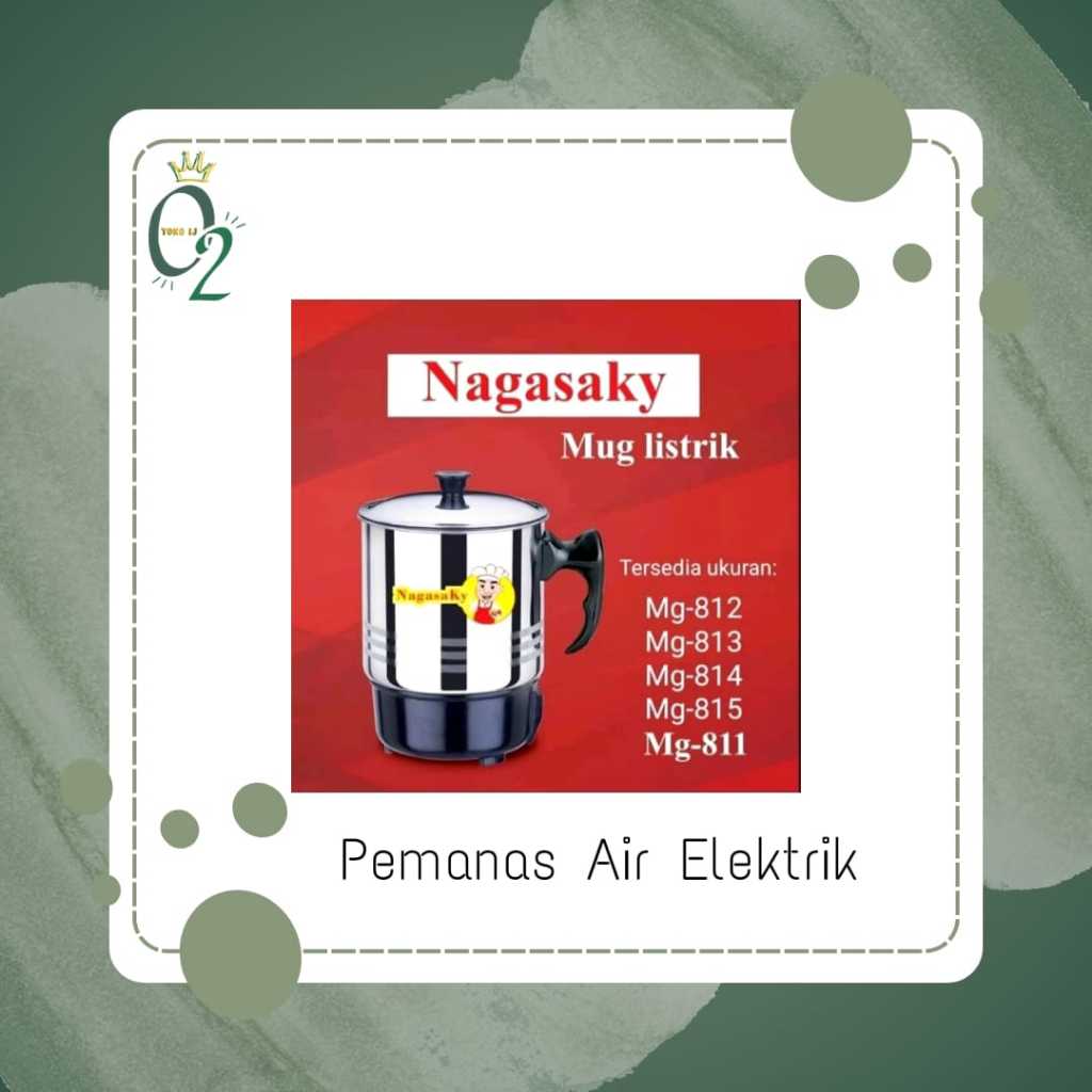 Mug listrik/pemanas air portable NAGASAKY