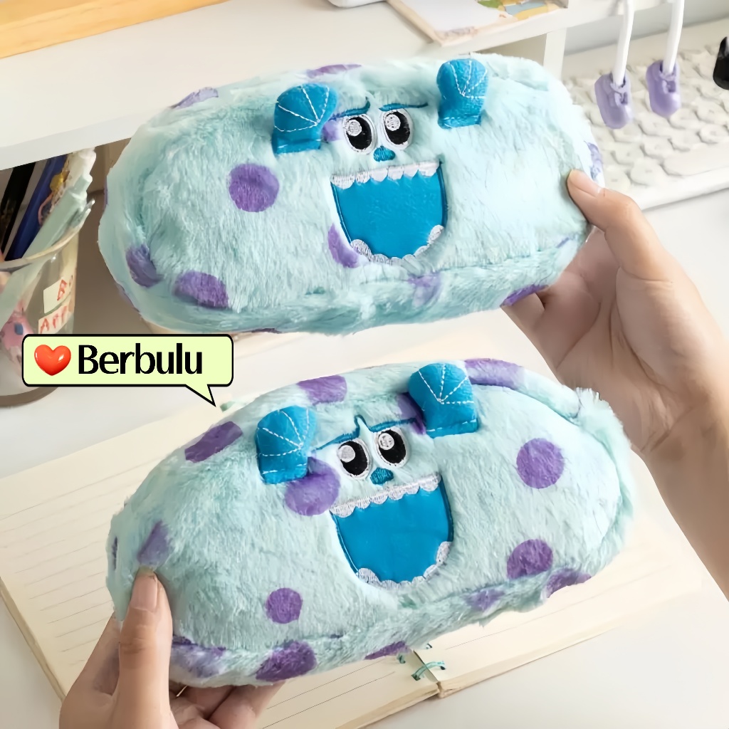 

[NEW]Tempat Pensil Besar Siswa Office Lucu Monster Kotak Alat Tulis Tas Penyimpanan Cartoon Korea Pencil Case