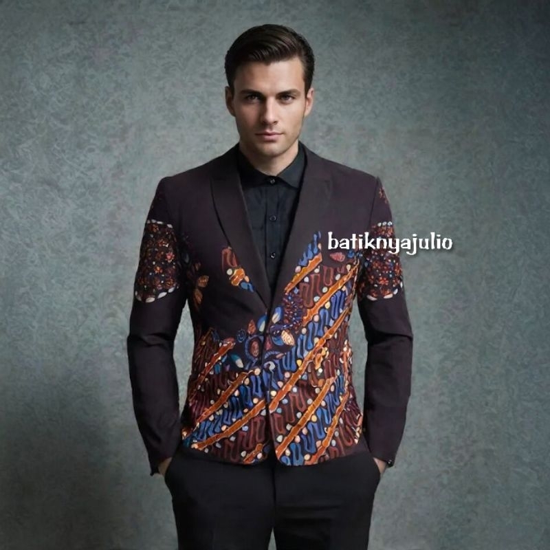 jas batik pria blazer batik pria premium modern batiknyajulio os 6