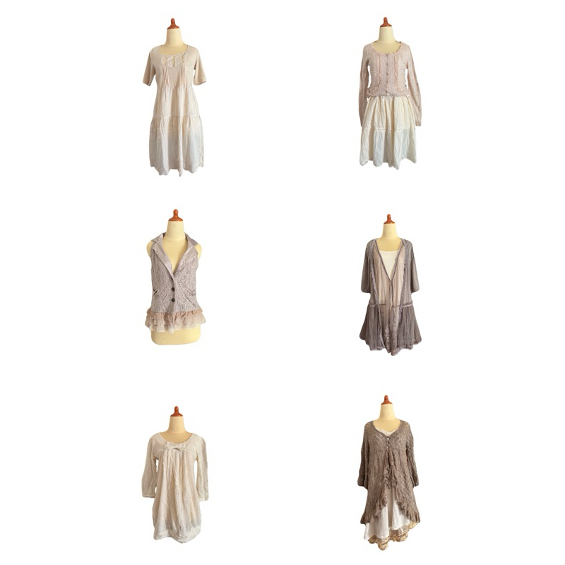 mori kei set grunge fairycore cottagecore coquette ruffle cardi knit milkmaid axes femme dress goth 