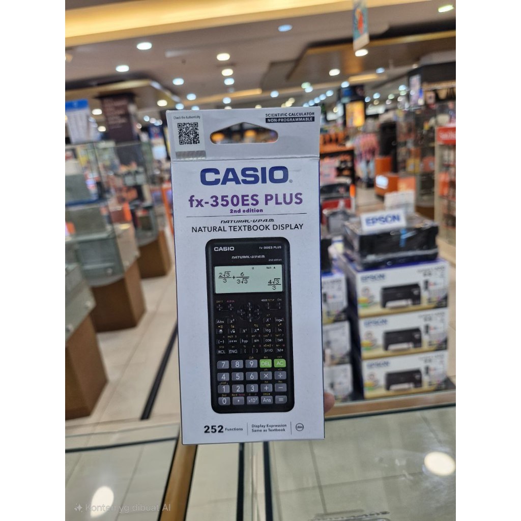 

Gramedia Karawaci - Xcom - Casio Kalkulator Scientific Fx-350 Es Plus 2