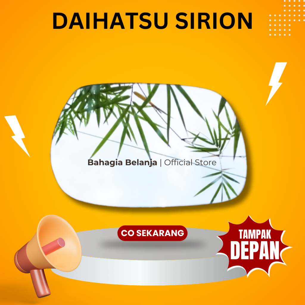 Kaca Spion Daihatsu Sirion 2006 - 2010 Kaca Saja (2006 2007 2008 2009 2010) Kaca Saja