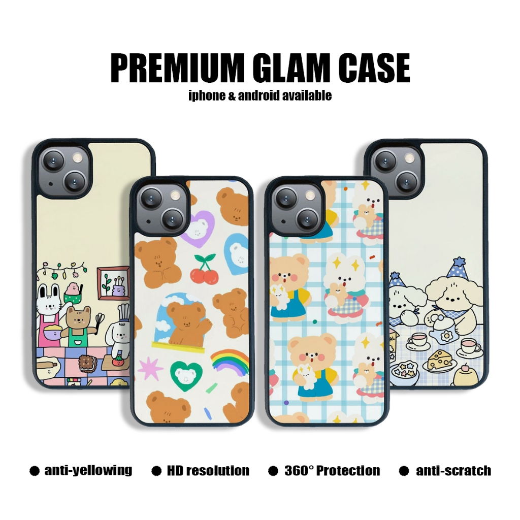 Casepopper Premium DOODS Glossy Case iPhone Android | Anti Scratch Anti Yellowing HD Print