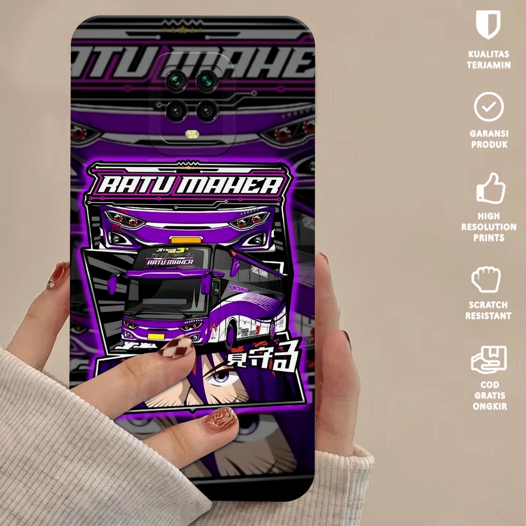 Case Xiaomi Redmi Note 9 PRO - Softcase Xiaomi Redmi Note 9 Pro Motif Bus Telolet - Casing Hp Xiaomi